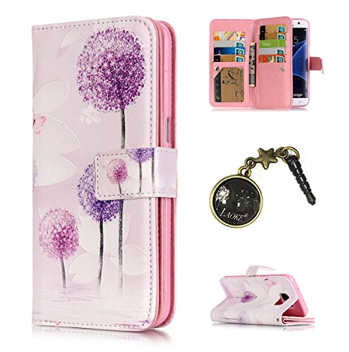 PU Coque Cuir Samsung Galaxy S7 Edge, Fermeture...