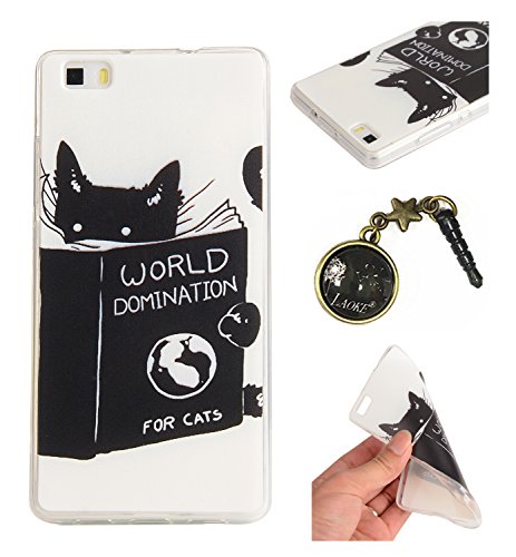 TPU Coque Huawei P8 Lite,Housse Slim Coque Tran...