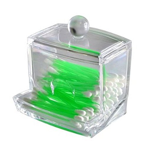Acrylique boite à coton tiges holder box boîte ...