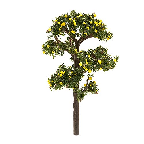 SecretRain Miniature resin garden fairy ornament flowerpot plant pot home decor beautiful fruit tree. miniature jardin en résine pot fée ornement pot décor bel arbre fruitier. code EAN 0795545254437 