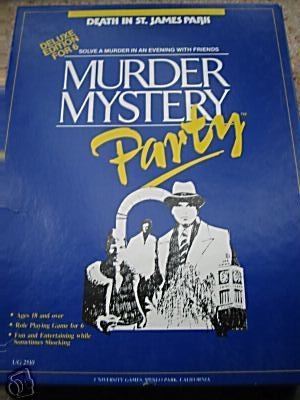Murder Mystery Party (Death in St. James Park) ...