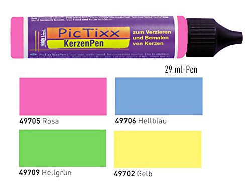 kerzenpen Set 4 pièces, Bougie Stylos Lot de 4 ...