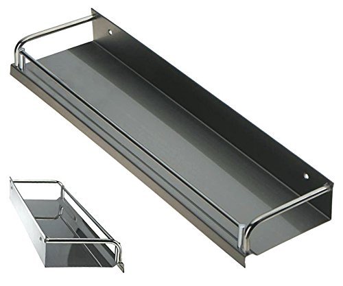 Étagère de cuisine étagère murale étagère à épices en acier inoxydable étagère support pour étagère 50 cm 0797337278188 Der-beste-Preis