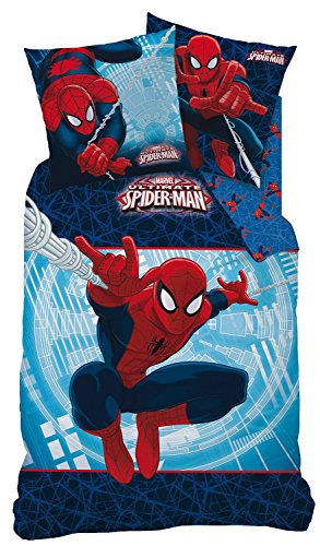 Spiderman parure de lit réversible 135 x 200 c ...