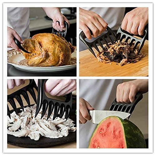 YFLY BBQ Barbecue Outil Les fourches de gestionnaire patte de viande d'ours, fourchette à rôtir (11.5*11.5*2.5cm) 0798220575070 (0798220575070)