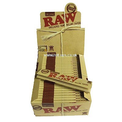 Organic hemp rolling papers 10 booklets by raw