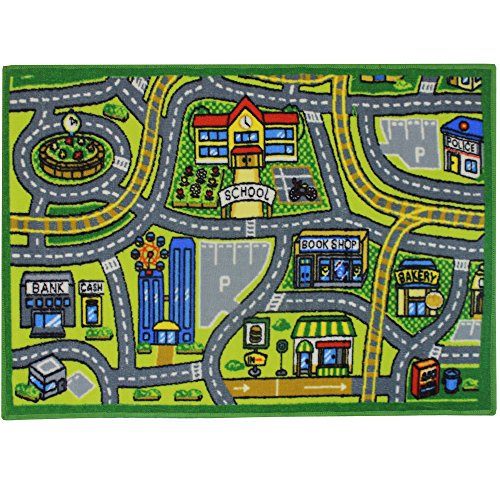 Childrens 80 x 110 cm map nursery playroom kids...