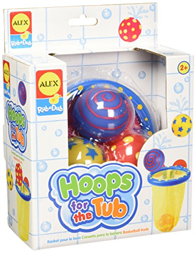 - 694 - jouet de bain - panier de basket avec b...