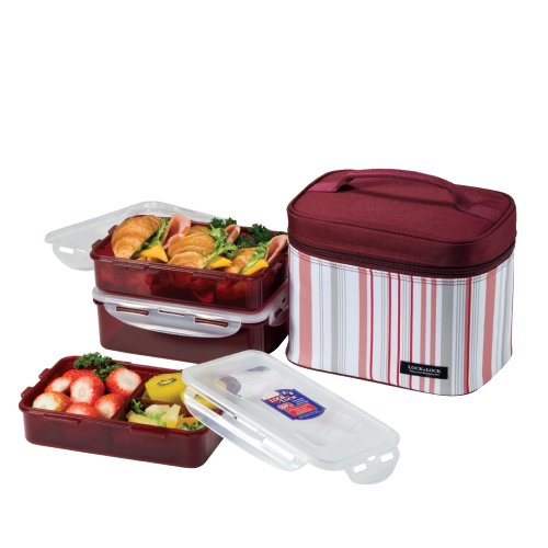 Picnic lunch box bento set - hpl817dp, purple (...