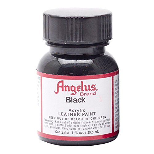 Acrylic paint 1 oz. (black) by angelus