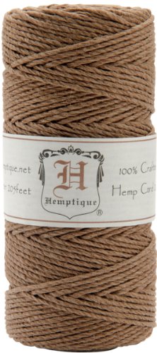 Hemptique Chanvre cordon bobine 20# 205 pieds/pkg-light brown 0798804220884 (0798804220884)