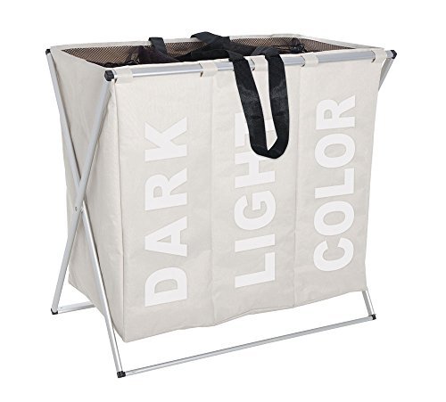 3440113100 panier à linge trio beige