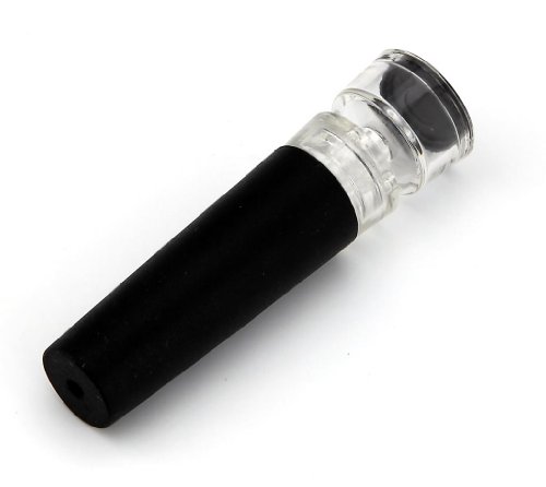 Ballen_Ma Bouchon pour bouteille de vin Motif vide Sealer pompe en plastique Noir 0799418168203 (0799418168203)