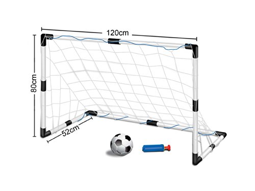 Ensemble cage de football pour enfant - cage avec filets et ballon - l 120 x H 80 cm 0799430208932 Inside Out Toys