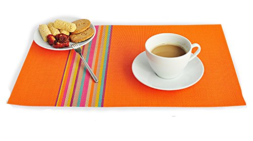 iNeibo Lot de 4 Sets de table/ napperon de tabl...