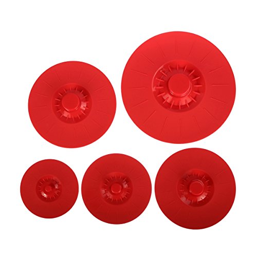 Couvercle d'aspiration en silicone­ set de 5 ta...