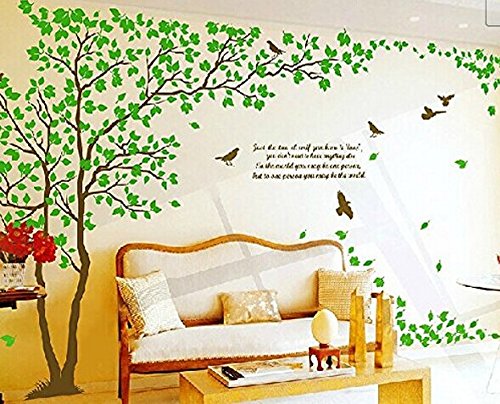 colorfulworld Colorfulworld @xXXL ! grand autocollant mural motif arbre vert de 6 voies, 170 cm (h) graz design sticker mural pour chambre d'enfant 0799599281234 (0799599281234)