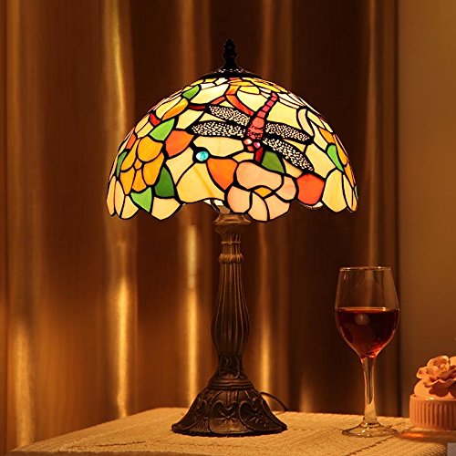 Lampe de chevet tête unique Tiffany E27 30 * 30...