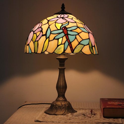 Lampe de chevet tête unique Tiffany E27 30 * 30...