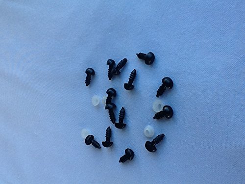 Lot de 20 yeux de sécurité pour animaux en pelu...