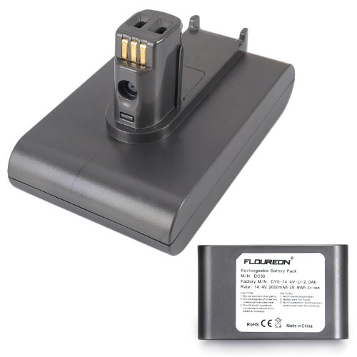 Batterie 14,4v 2000mah li-ion gris pour dyson d...