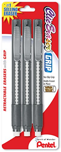 Ze21bp3k6 clic eraser grip crayon-style, assort...