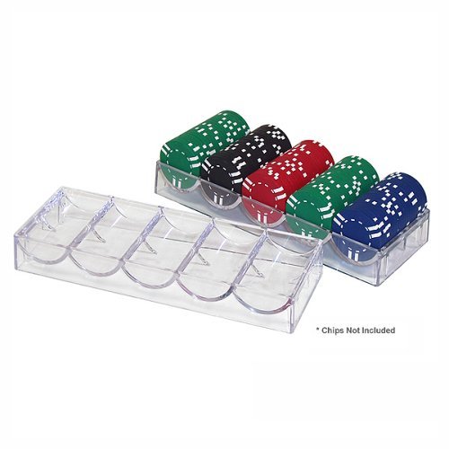 10 Clear Acrylic Poker Chip Racks