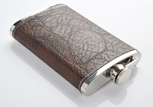 Monumentum Honest Flasque 260ml (9 oz), cuir sy...