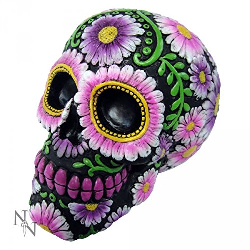 Sugar skull petal money box 21.5cm by nemesis now