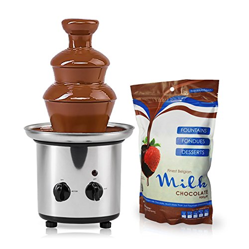 Fontaine chocolat/chocolat fontaine (40 cm, 3 a...