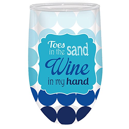 Vin dans ma main DoubleWall Stemless Verre à vi...