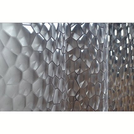 FOME Fome Rideau de salle de bain Effet 3D Cube d'eau Moule et sans moisissure 100% Eva rideau de douche liner de douche avec crochets en plastique + Cadeau Fome 0808870122439 (0808870122439)