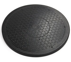 FOME Fome Maison et cuisine acier Plateau rotatif pivotant résistant à roulement à bille support pour moniteur/TV/plateau/Lazy Susan + un cadeau FOME  - 30cm 0808870140594 (0808870140594)