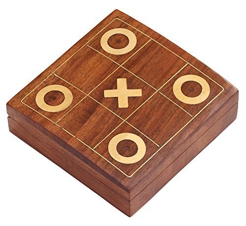 Tic tac toe - bois - 11.7 cm - extérieur jeu in...