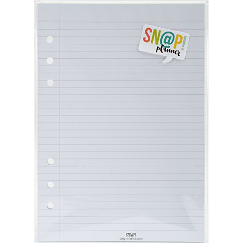 Simple des histoires Carpe Diem Tablette Blanc, A5 0812247026459 Simple Stories