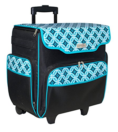 | sac de chariot de evm10133-1 noir/teal crafte...