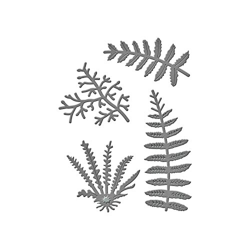 D-lites forme de découpe fougères, en métal, ma...