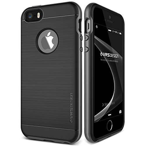 VRS Design Coque iPhone SE/5S/5, VRS Design [High Pro Shield] [Noir] - [Anti Chocs Case][Miltary Grade][Anti Scratch Etui][Housse Protection] Pour Apple iPhone 5/5S/SE 0814714027594 (0814714027594)