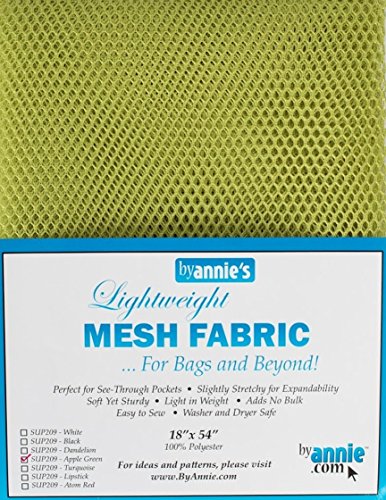 By Annie byannie sup209-Apple Lightweight Mesh Fabric, 18 x 54 inch Env. 45,7 x 137 cm, tissu filet, 100% polyester, 28 x 20 x 1 cm 0815217020280 (0815217020280)