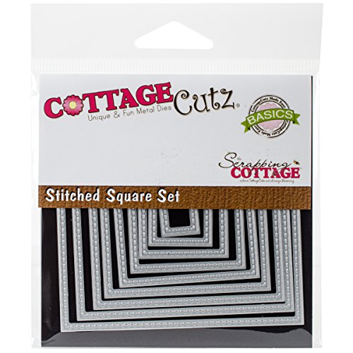CottageCutz Coutures basics dies. carré 12,7 cm x .5-inch à 3.5 x 3.5 " 0818561025130 (0818561025130)