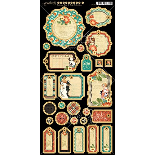 En carton pluie chats et chiens chipboard die-c...