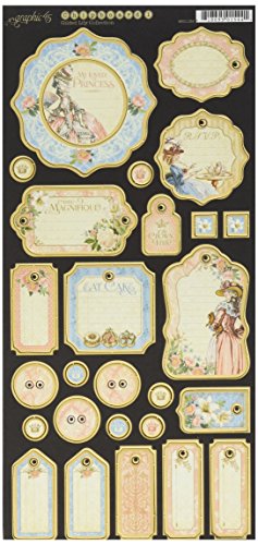 Doré collection lily aggloméré feuilles, multic...