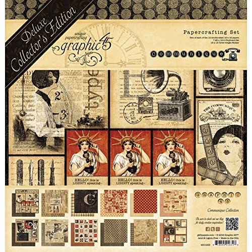 Graphic 45 deluxe edition collector de 30,5 cm x 12-inch-communique 0818695016318 Graphic 45 Graphic 45 deluxe edition collector de 30,5 cm x 12-inch-communique 0818695016318 Graphic 45