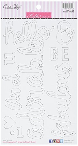 Bella Blvd Basics aggloméré words-hello there, d'autres, multicolore code EAN 0819812018512 