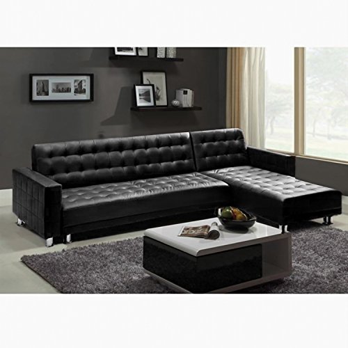 Mon Usine Discount Le Silba noir: CANAPE DANGLE 5 PLACES CONVERTIBLE LIT code EAN 0820103335188 