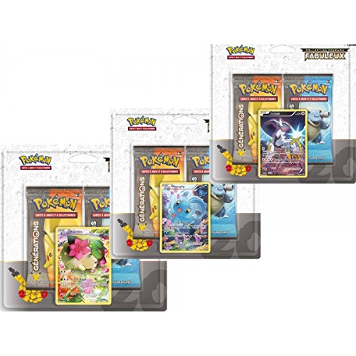 Asmodee - 2pack2003 - pokémon - 1 duo pack aléatoire - collection générations code EAN 0820650208935 