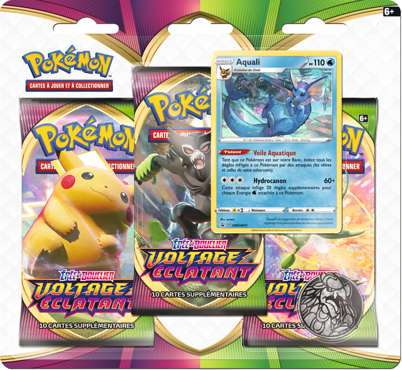 PACK 3 BOOSTERS ÉPÉE ET BOUCLIER