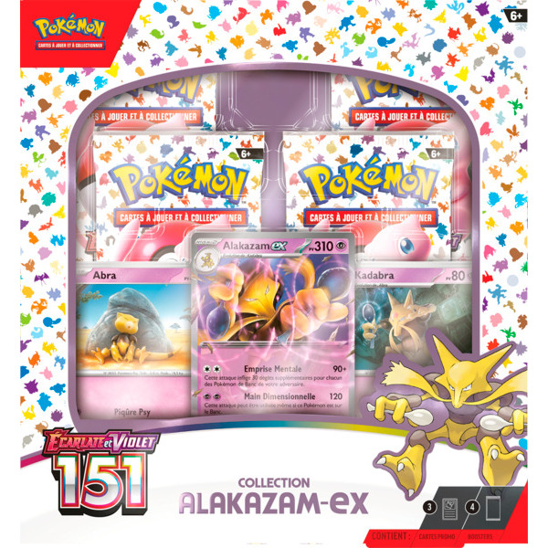 Coffret Alakazam-Ex 151 0820650556371 Coffret Alakazam-Ex 151 0820650556371