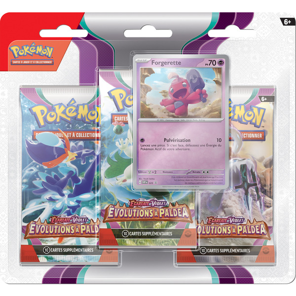 Pack 3 boosters Pokémon EV02