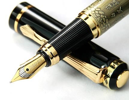 Baoer Stylo-plume à plume médium de qualité sup...